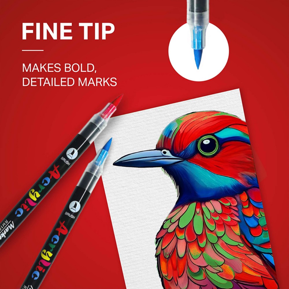 12-60 Colors Acrylic Paint Mar - đánh giá và giá Copic Marker Classic