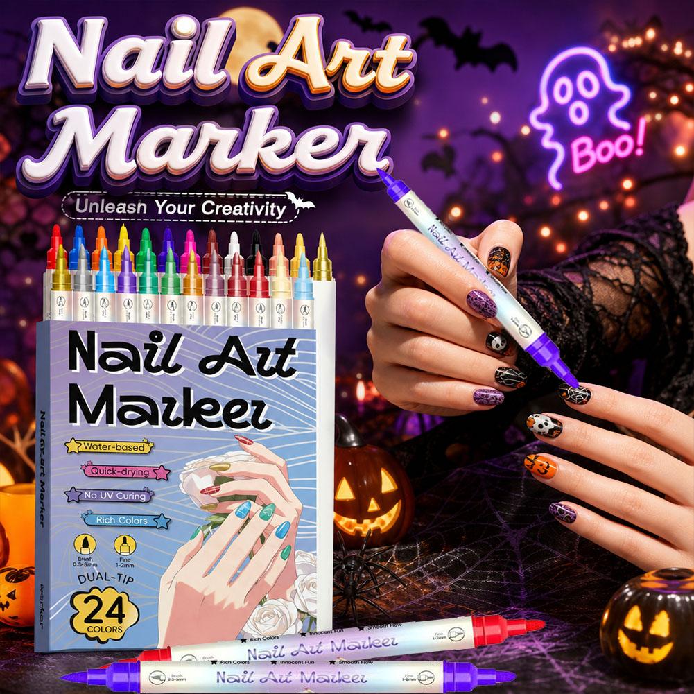 12/24 Colors Dual Tip Nail Art - đánh giá và giá Copic Marker Sketch