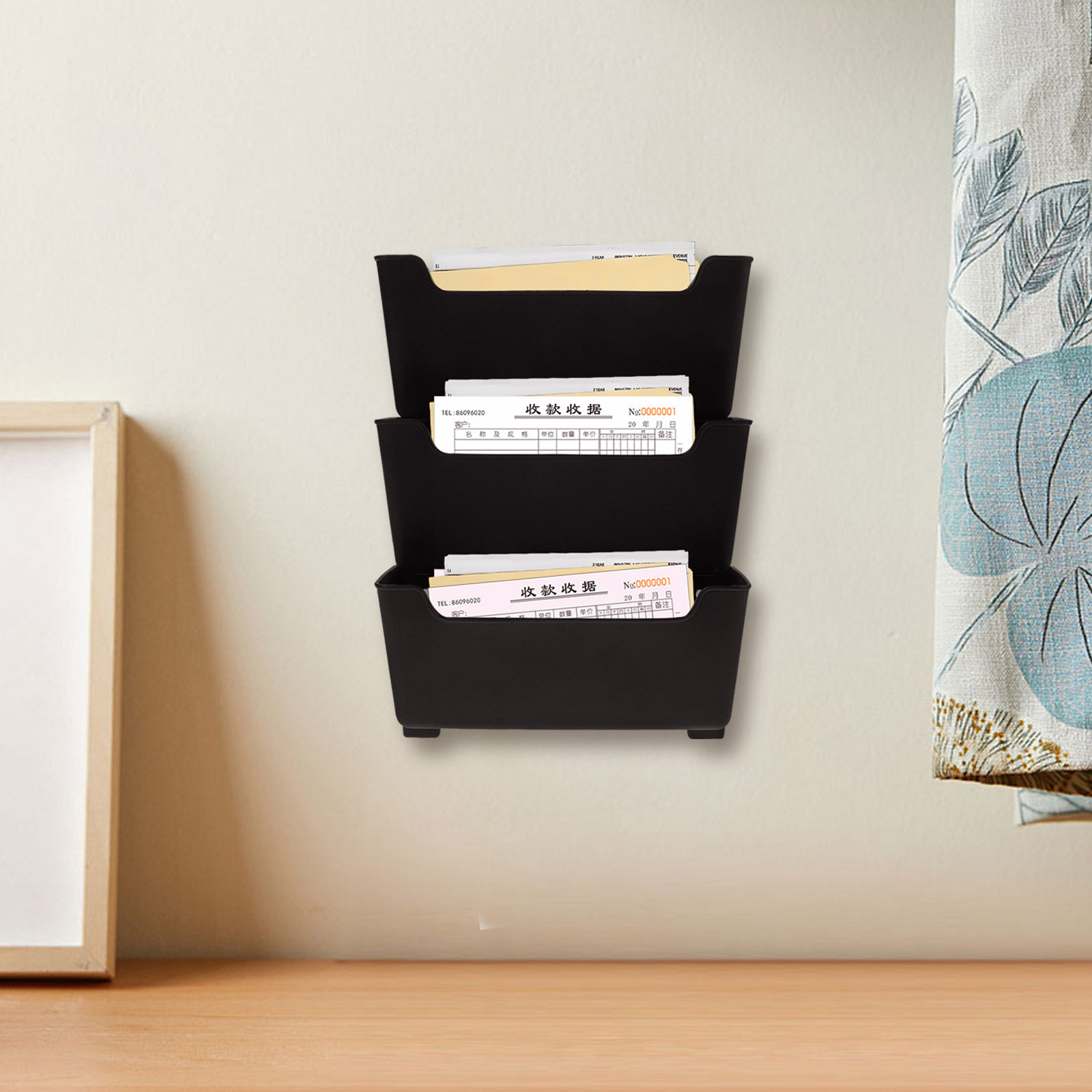 1Set Wall File Organizer Rack  - đánh giá và giá Magazine Holder Rack